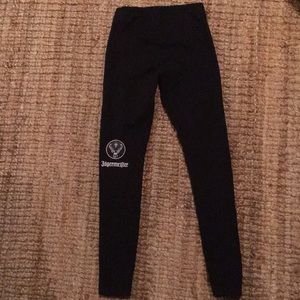 Black American Apparel Jägermeister Leggings